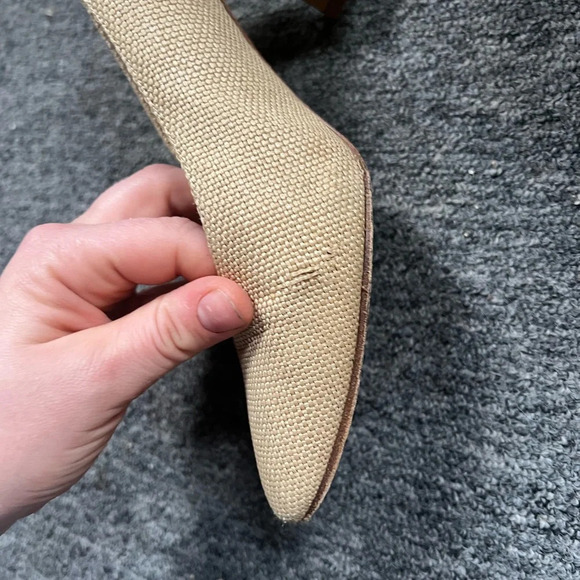 Vintage 1980s Yves Saint Laurent Rattan Heels, size 7 - Picture 10 of 12